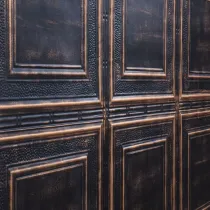 Karo Duvar Paneli - Plafont Bronze Black