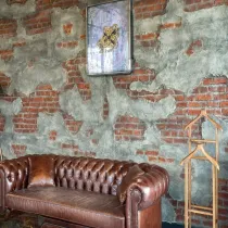 Sıvalı Antik Tuğla / Vintage Efektli Loft Ofis Duvar Kaplamaları