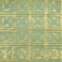 Karo Duvar Paneli - Giglio Gold Green 
