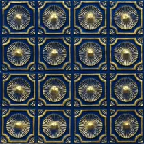 Karo Duvar Paneli - Vermond Goldblue İndigo